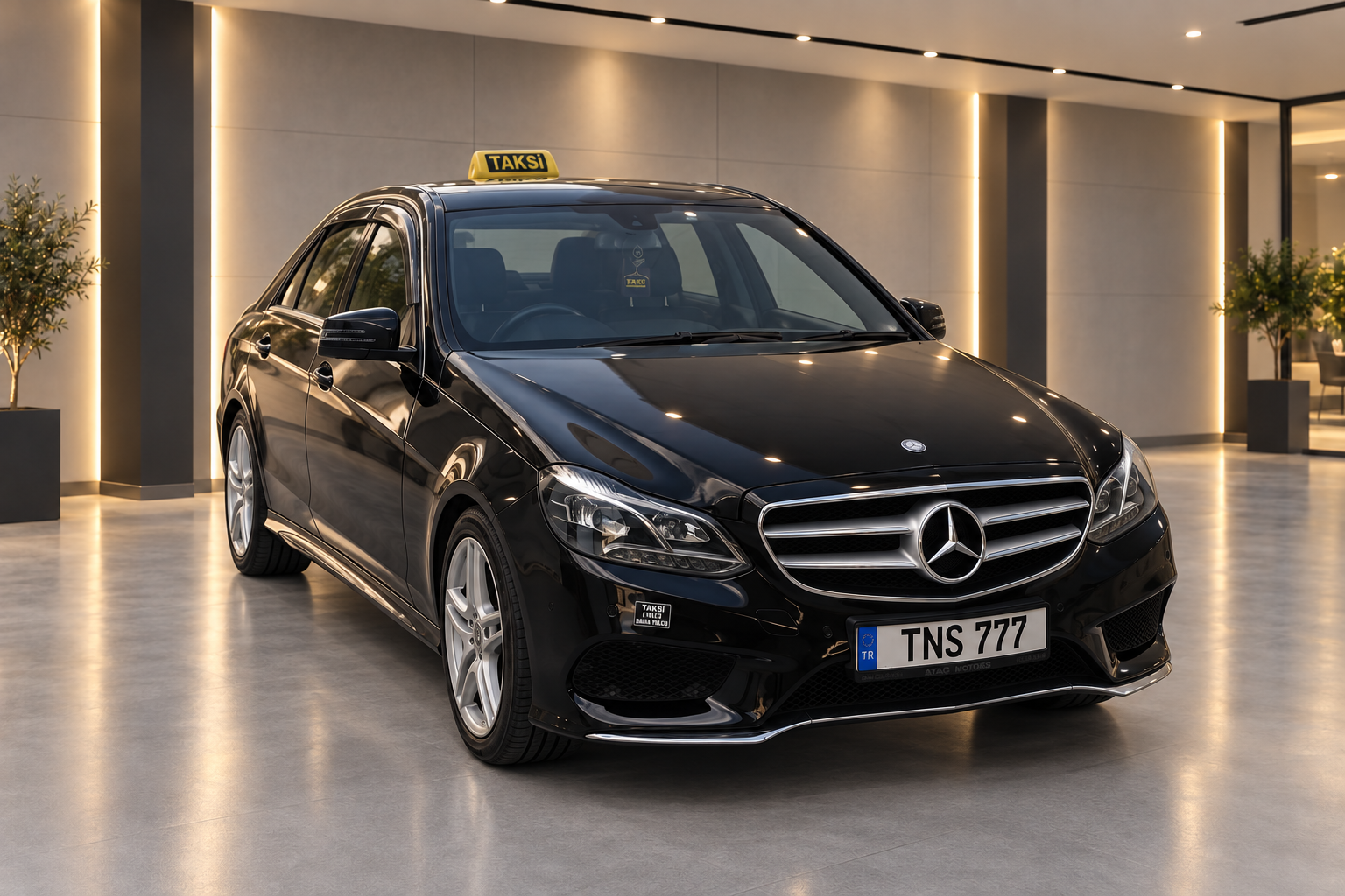Yıldıray Çetinkaya Taksi siyah Mercedes sedan araç